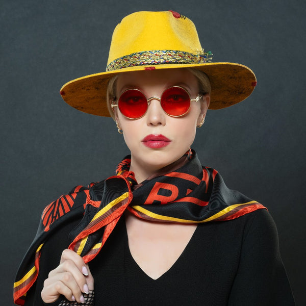 wool felt dress hat, trendy fedora women's hat