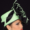 dress hats ladies dress hats, green lime