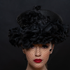 dress funeral hat for ladies,church hat