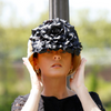 NA331210- Tan/Black Color Dress Hat
