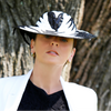 classy ladies dress hat, wedding events and church events.