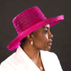 NA1063-Dress hat for women in pink - SHENOR COLLECTIONS