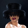 funeral lace dress hat ladies