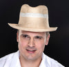 M1706- Tan fedora for men