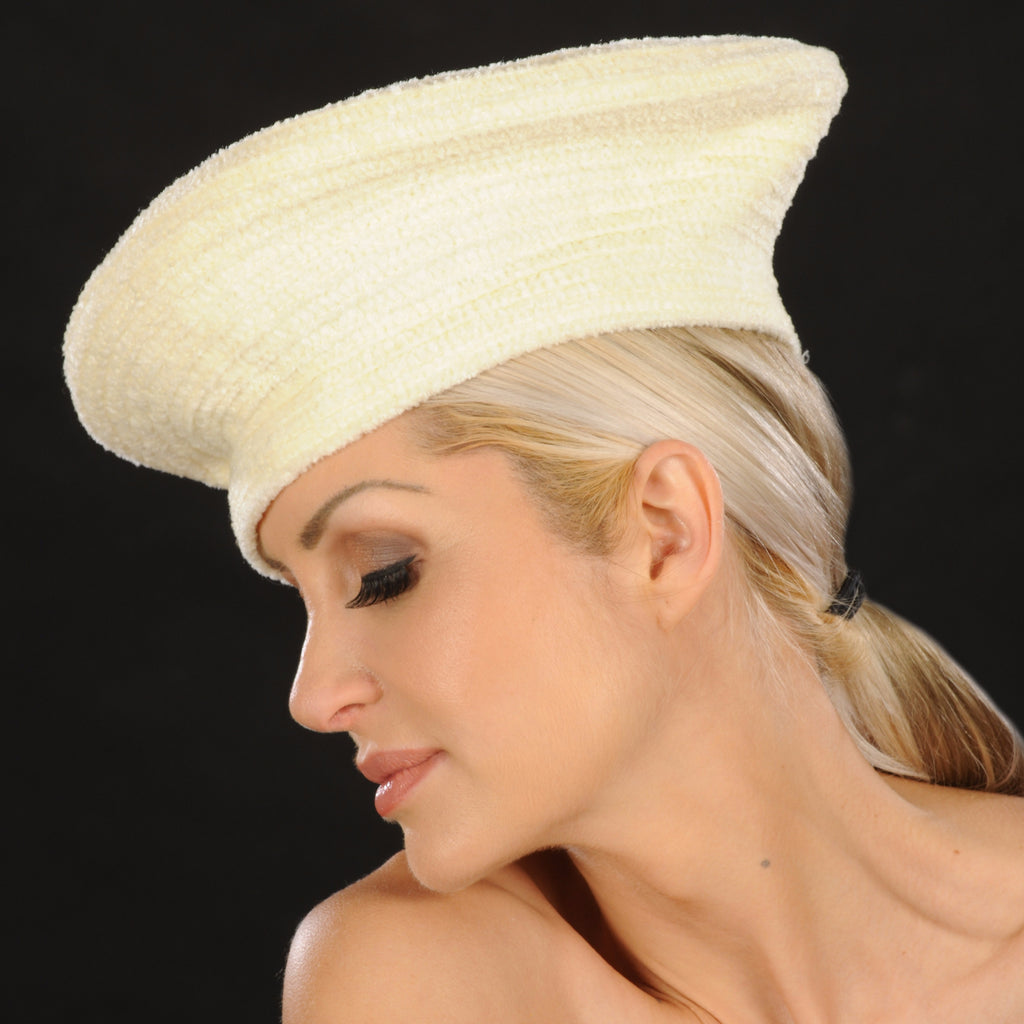 FW1141- Ladies Ivory Cream Winter Hats - SHENOR COLLECTIONS