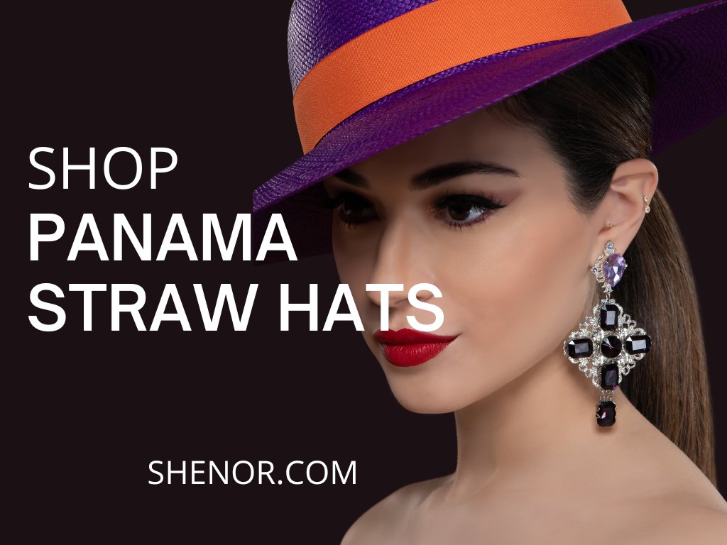 White Panama Straw Hat/ Shenor Collections - Shenor Collections