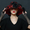 RNL4503-Lace Covered Dress Hat