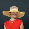 summer ladies wide brim dress hat