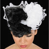 SS9002-Ladies flower church hat - SHENOR COLLECTIONS