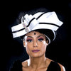 Black and white dress hats for the ladies
