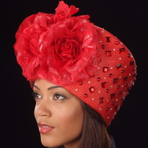 OE8007 First lady church hat - SHENOR COLLECTIONS
